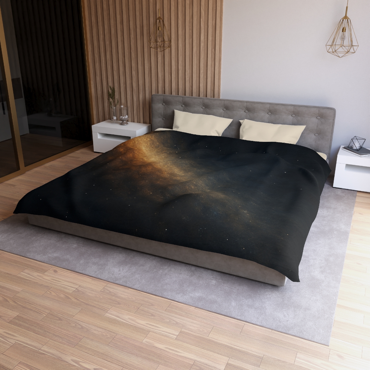 Stellar Dust Cascade warm winter duvets