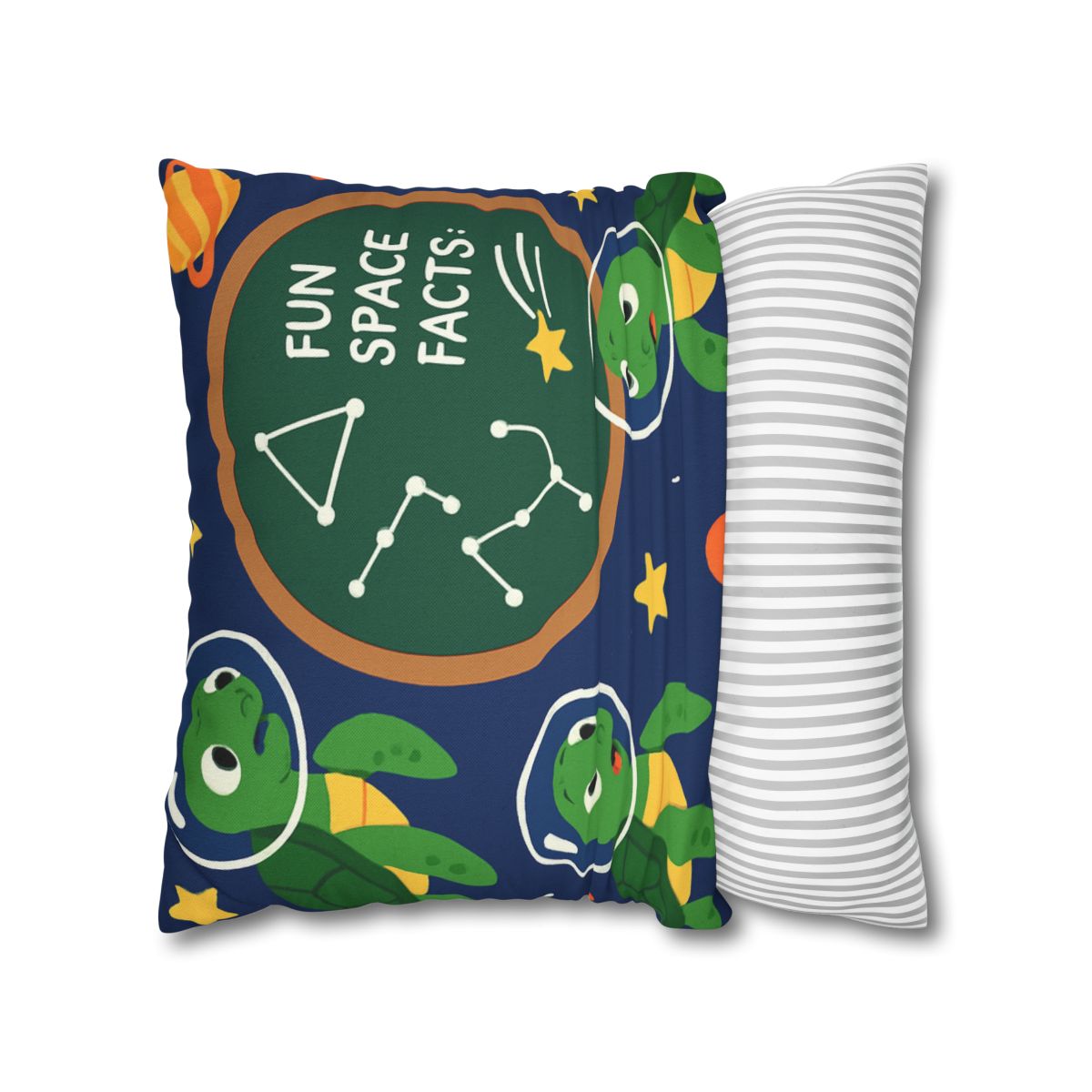 Space School Of Curious Sea Turtles custom pillow cases