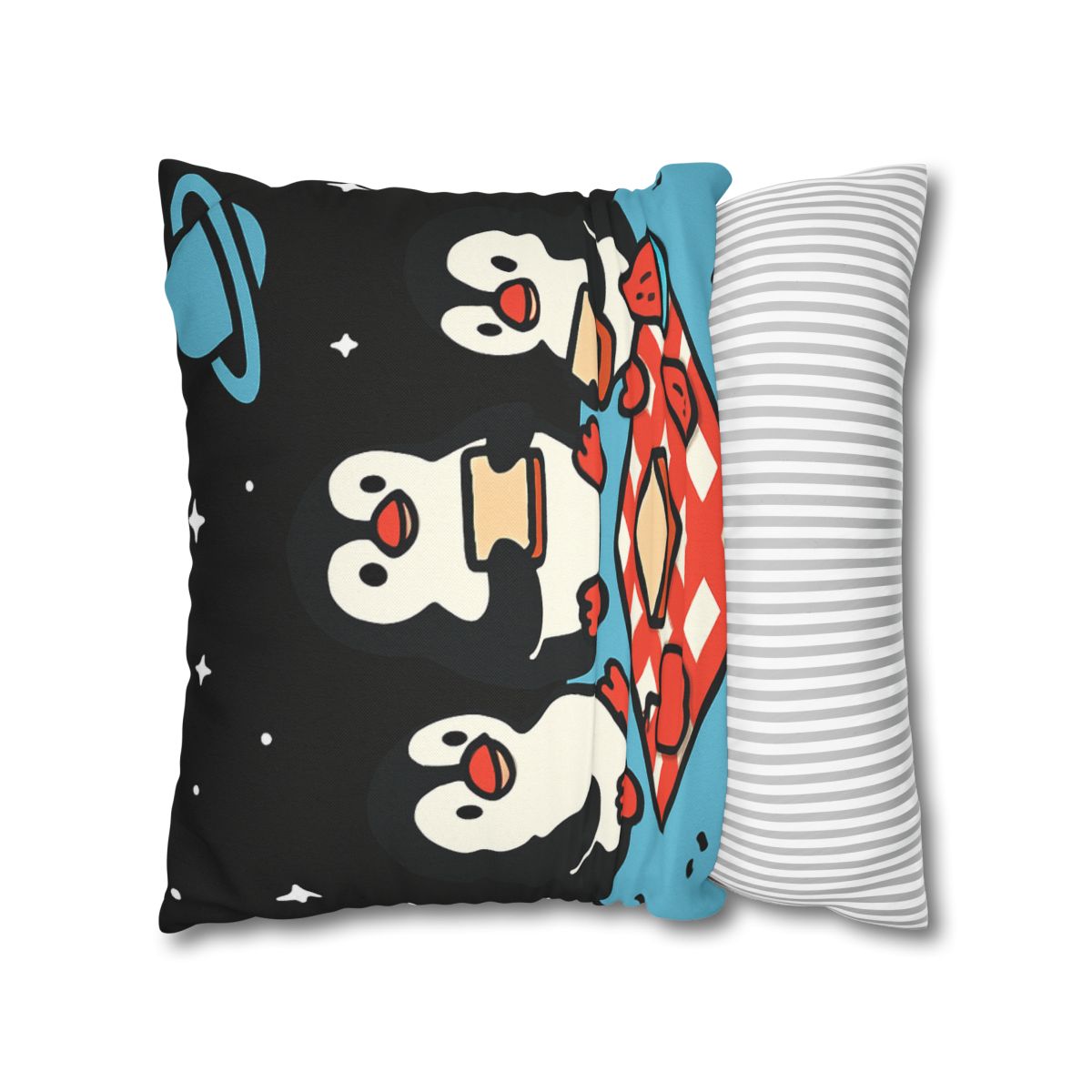 Planet Picnic Penguins custom pillow cases