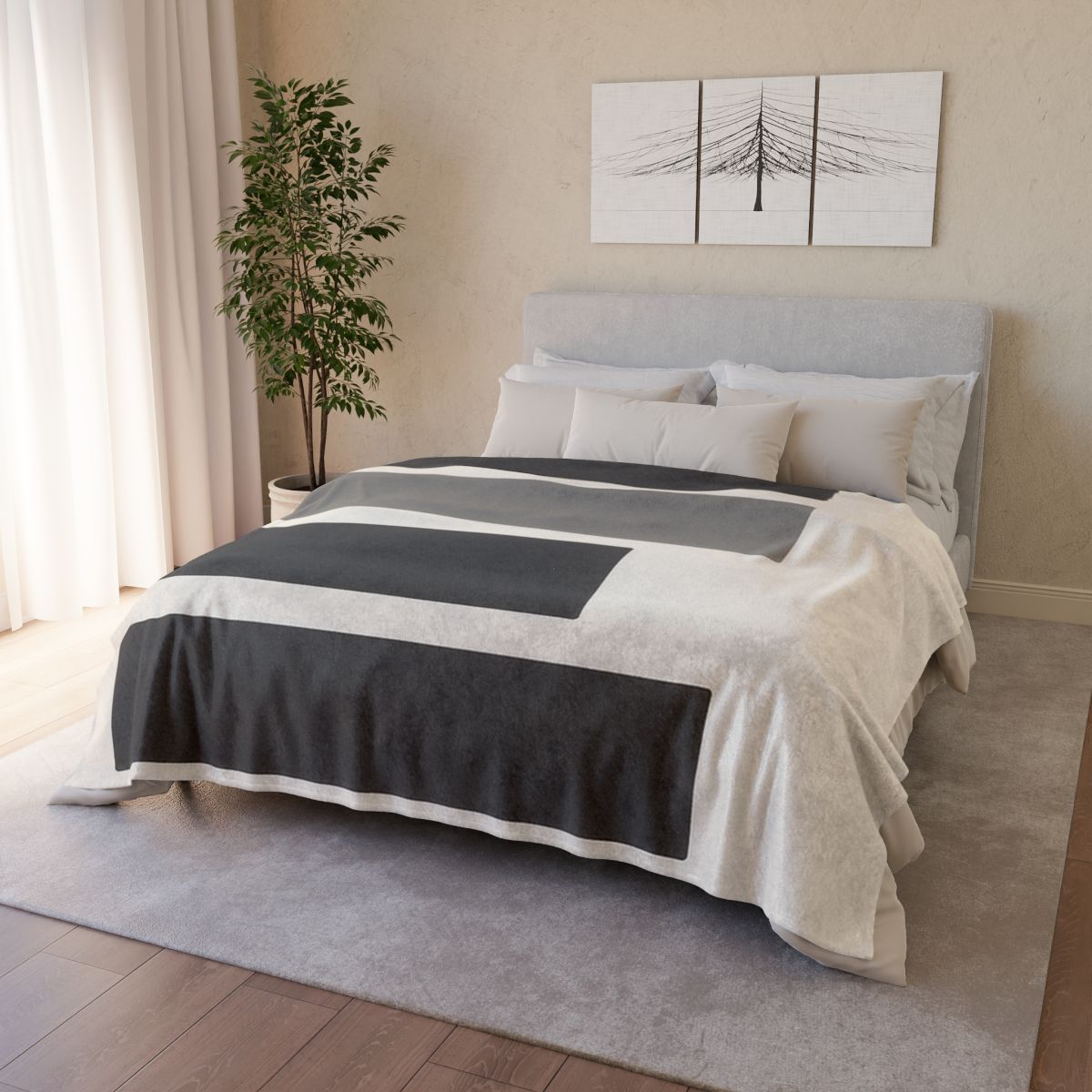 Stacked Bars With Open Gap trendy patterned blankets