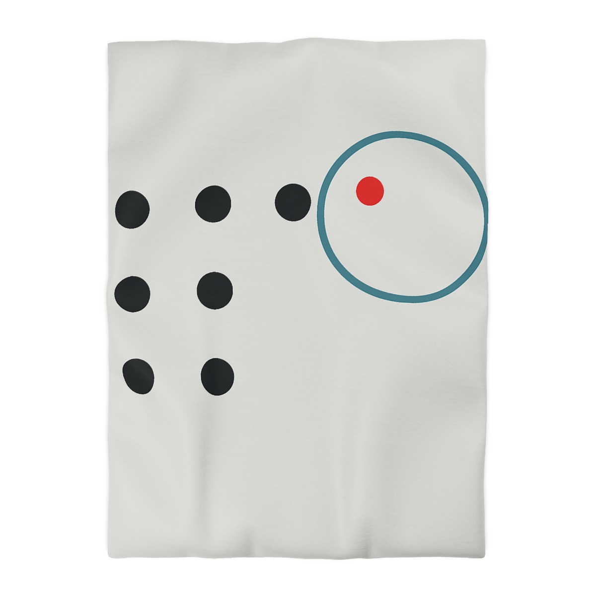 Broken Grid With One Orbit Ring designer printed duvets