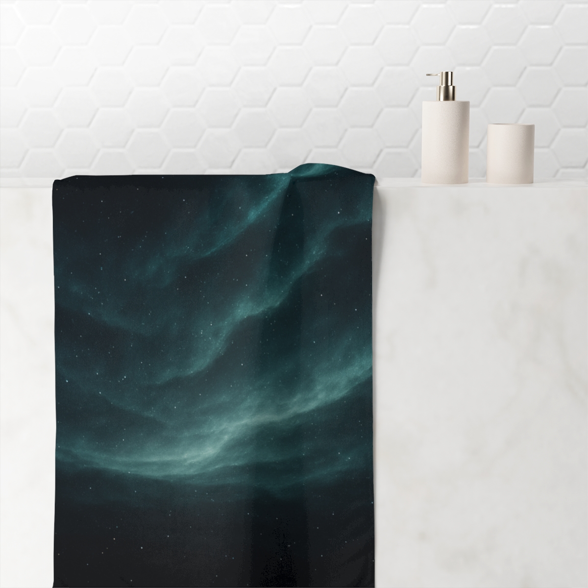 Luminous Horizon Drift trendy hand towels