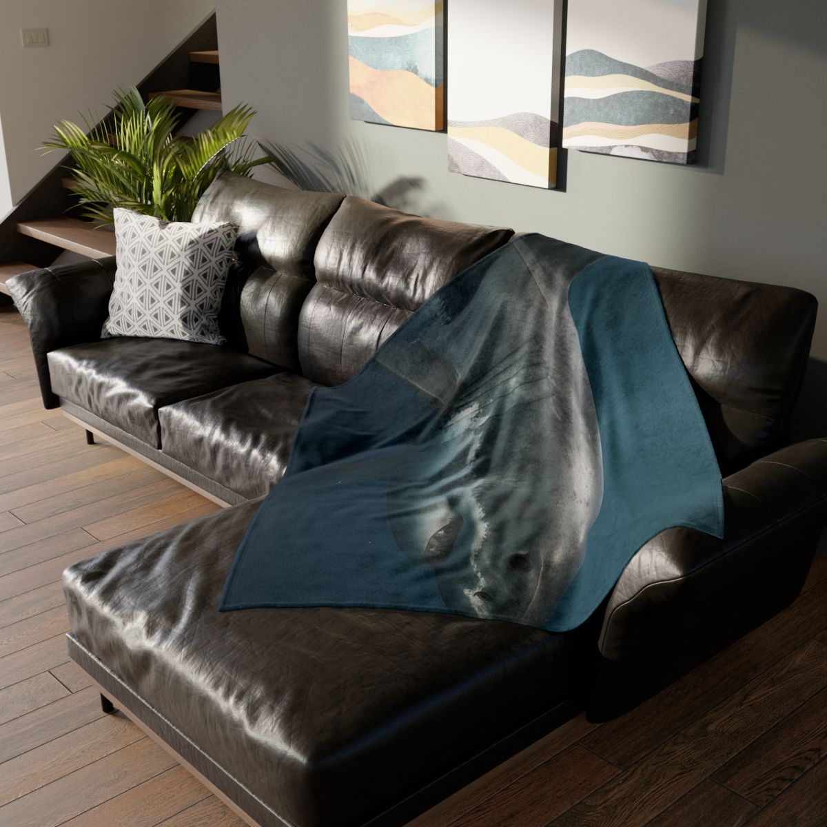 Silent Hunter Great White Shark unique gift blankets