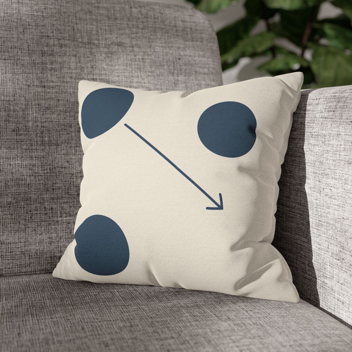 Orbital Triangle Drift unique gift pillow cases