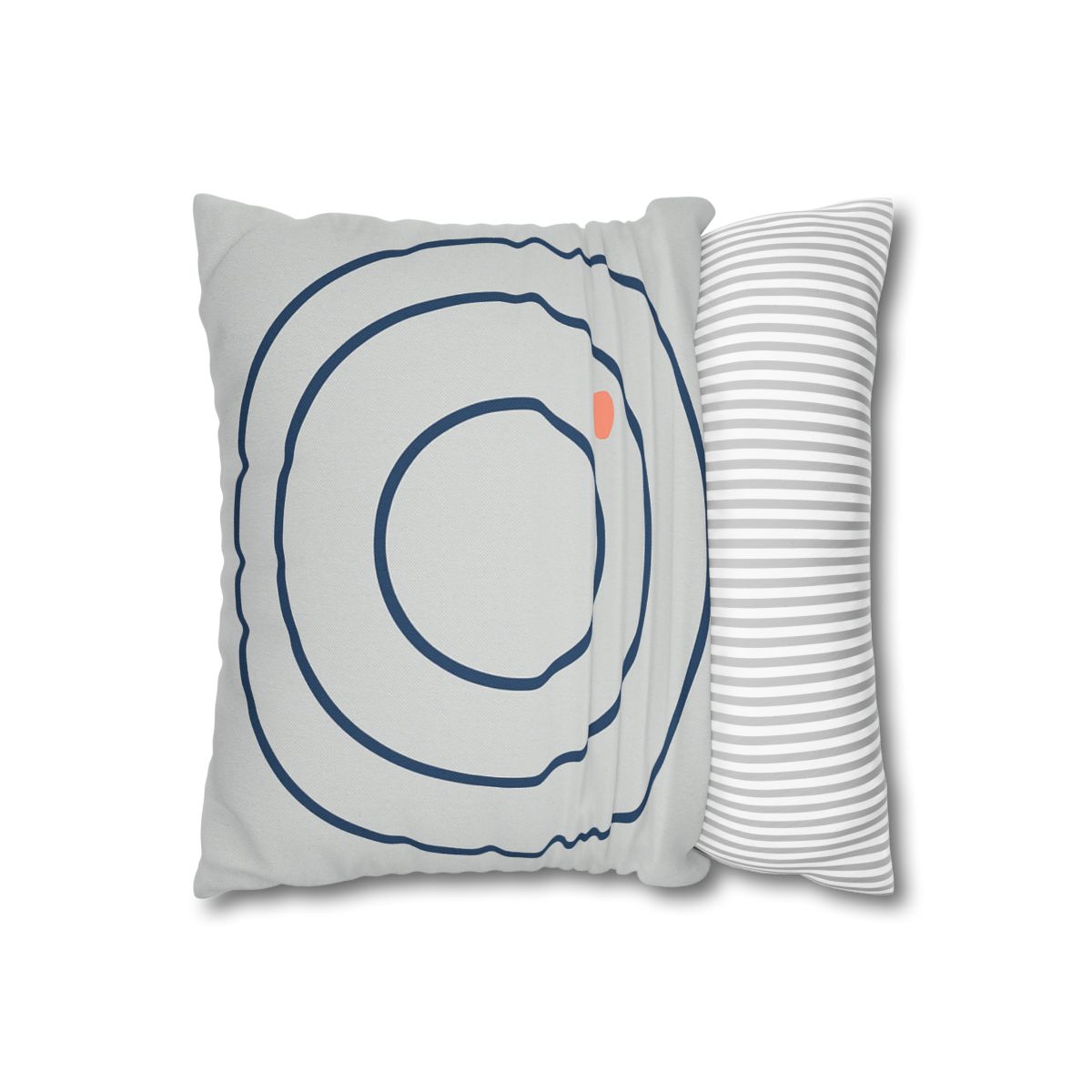 Three Calm Rings With Accent Dot trendy patterned pillow cases