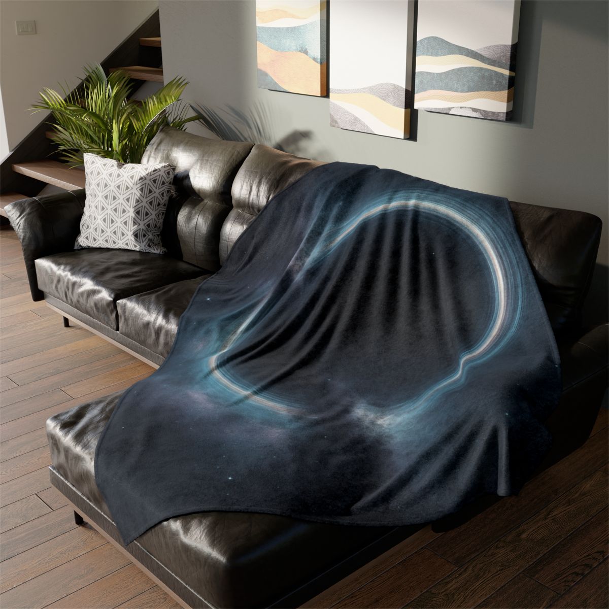 Gravitational Prism Mirage personalized cozy blankets