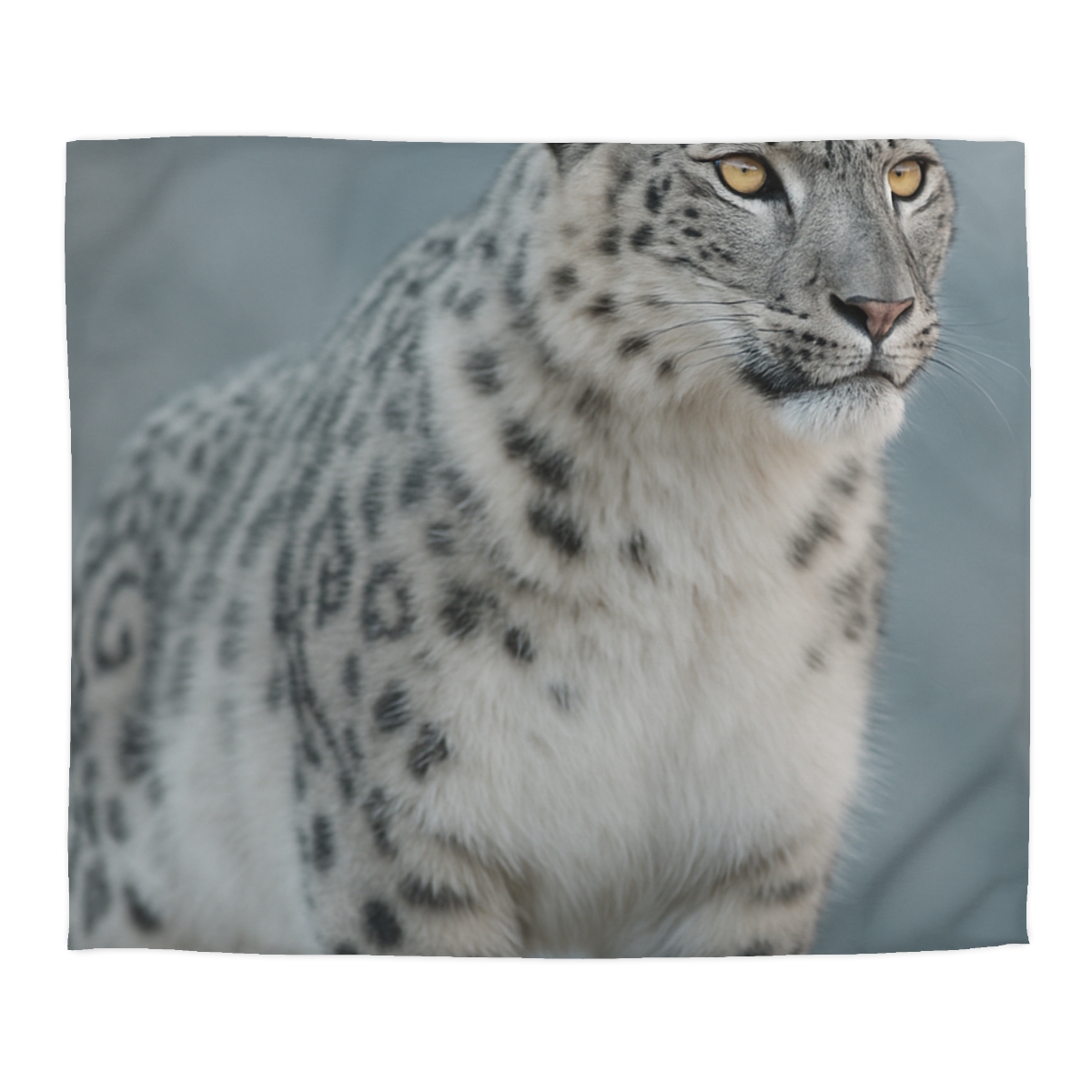 Ridge Phantom Snow Leopard soft comforter duvets