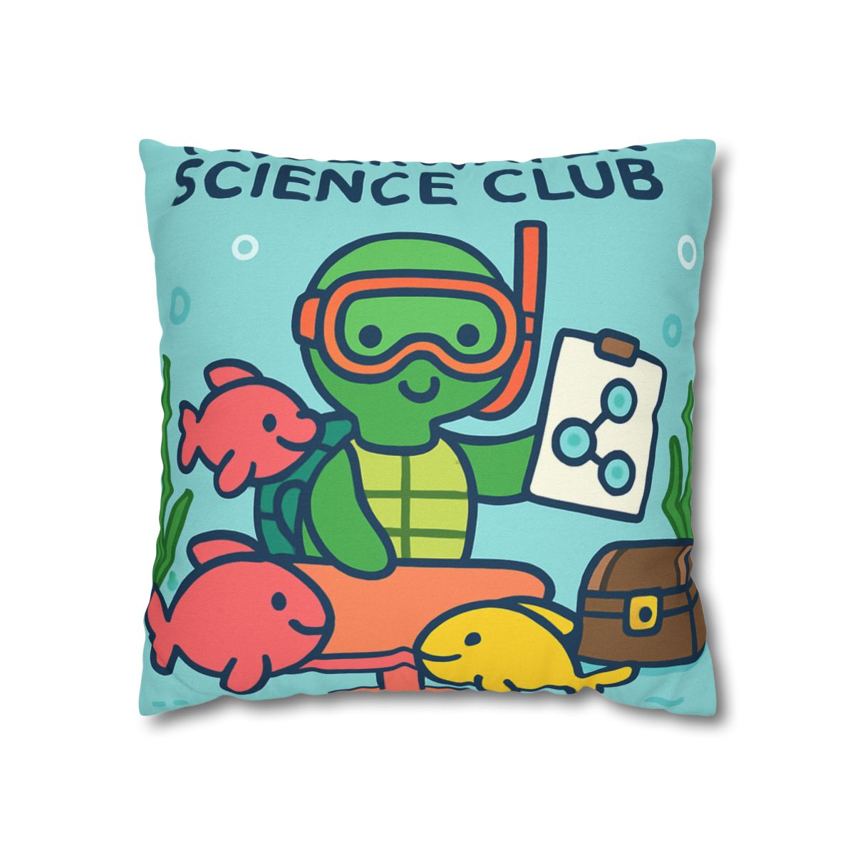 Coral Reef Science Club Turtle unique gift pillow cases