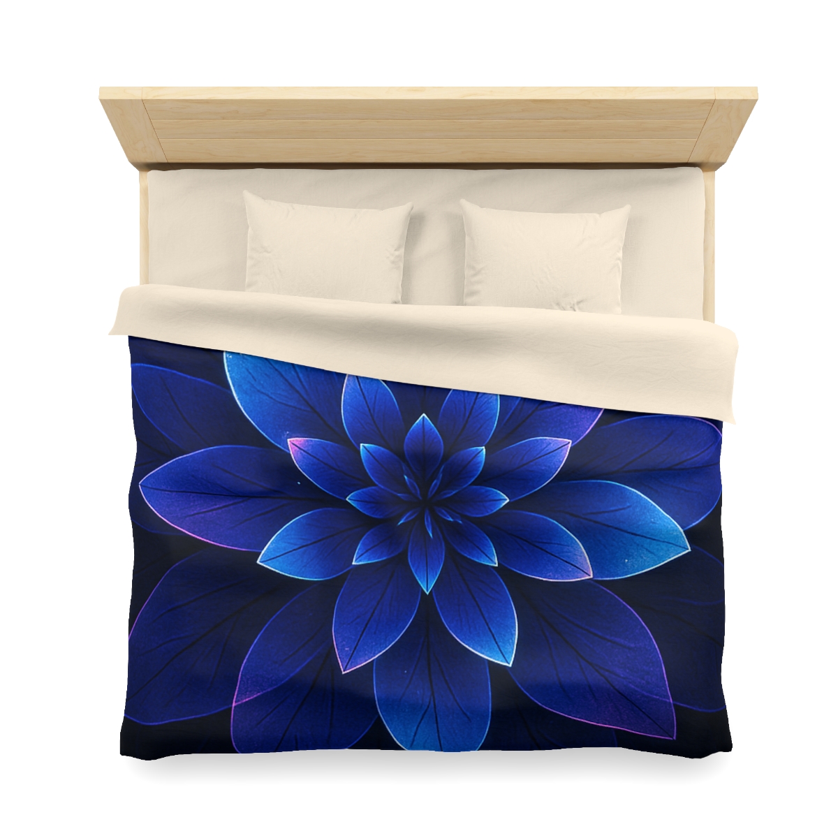 Petal Prism Overlap designer printed duvets