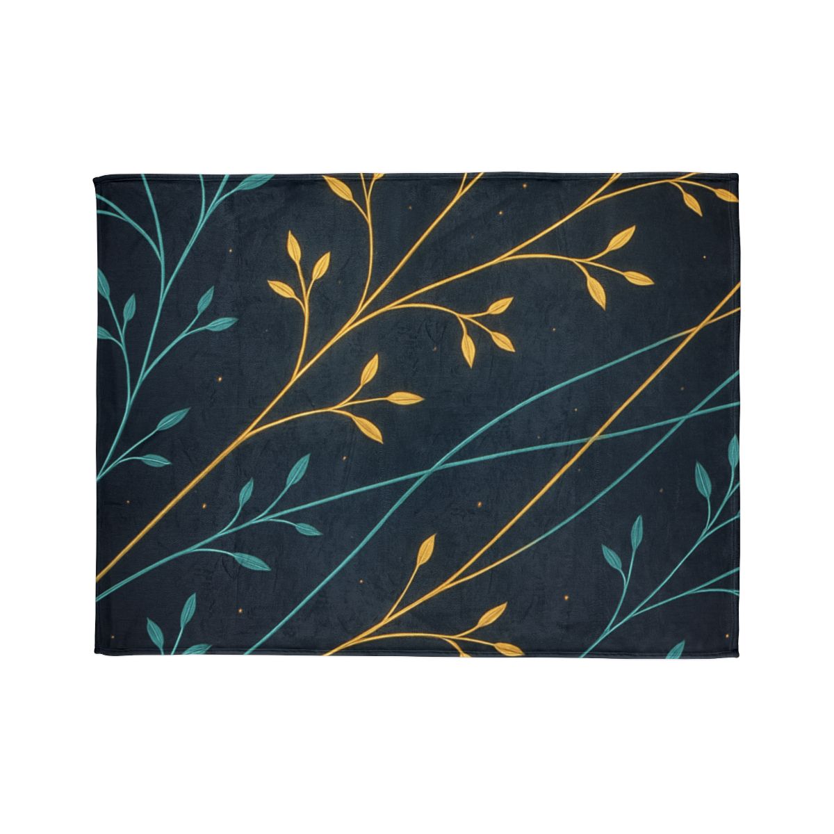 Starlit Vine Constellation soft fleece blankets
