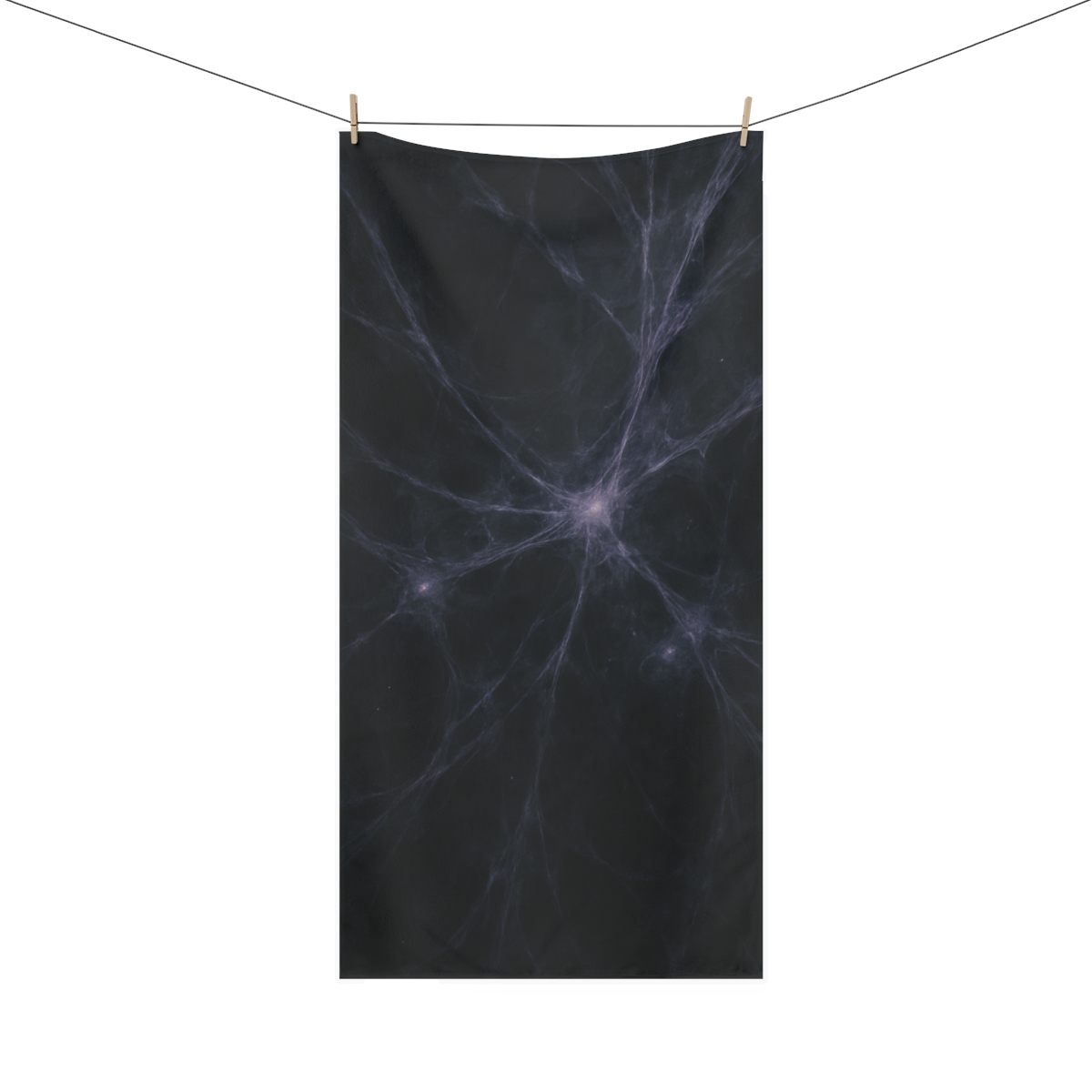 Cosmic Web Silhouette unique gift towels