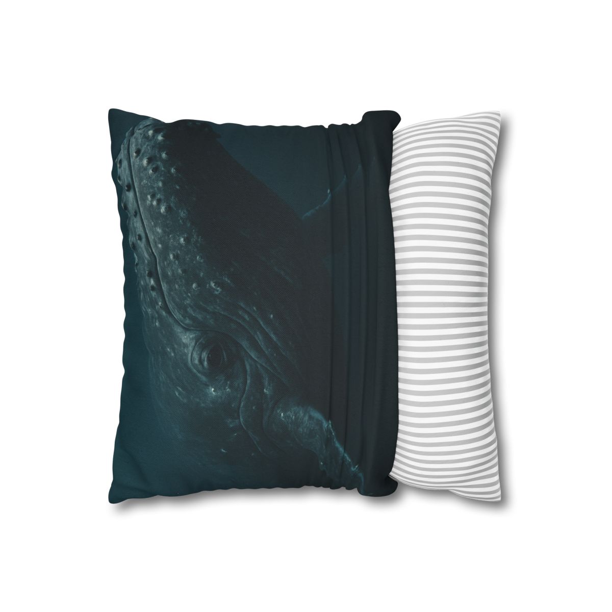 Deep Current Humpback Whale personalized pillow covers
