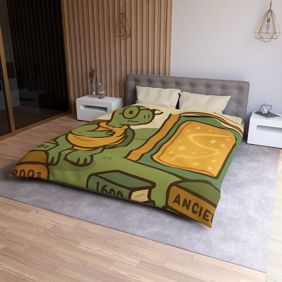 Time Traveling Tortoise Library warm winter duvets