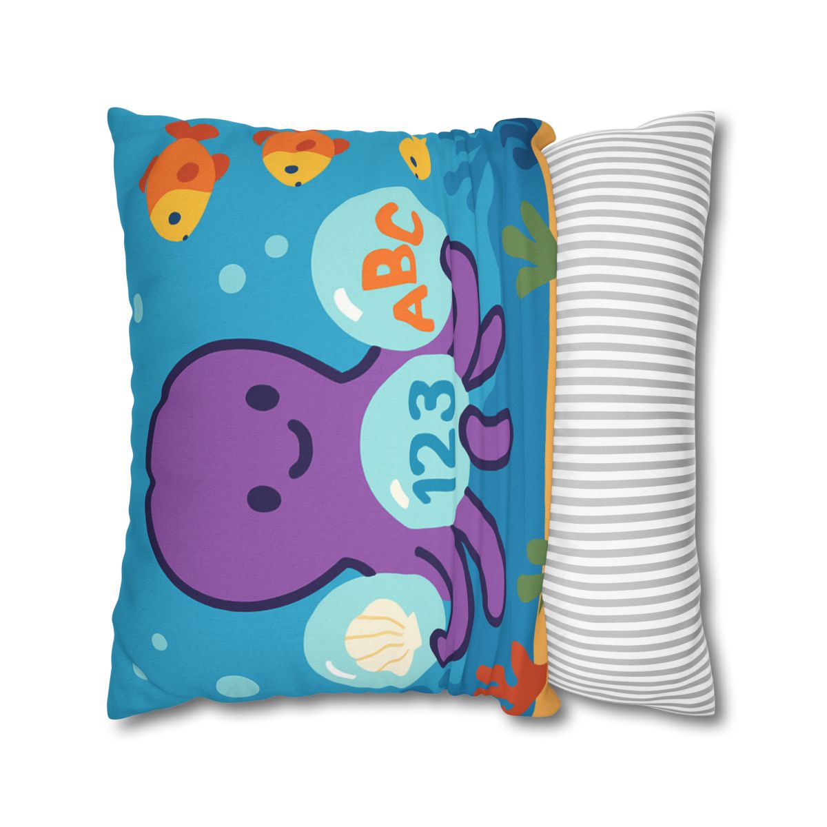 Octopus Library Of Bubble Books trendy patterned pillow cases
