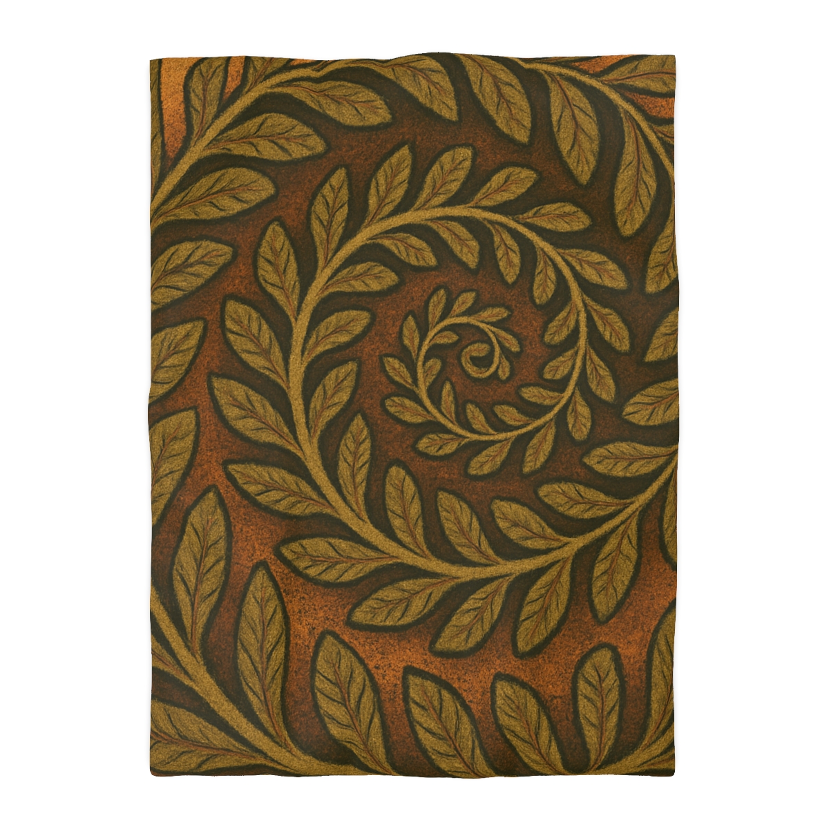 Frond Spiral Weave custom duvets