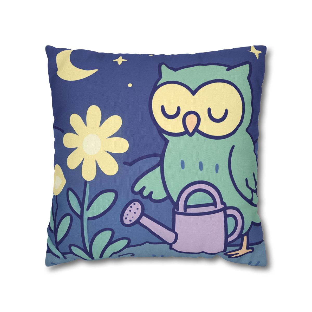 Moon Garden Owl custom pillow cases