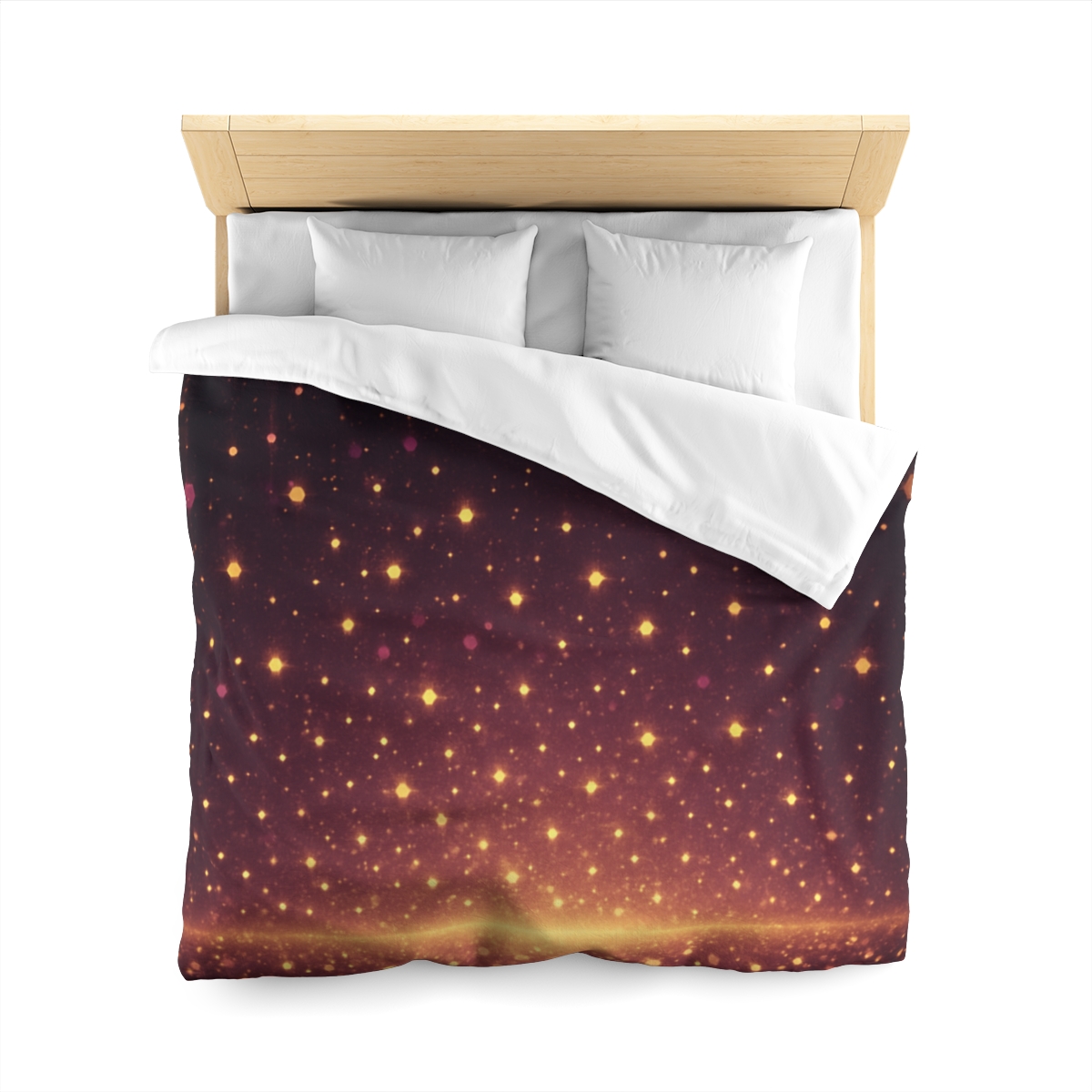 Photon Rain Mosaic designer printed duvets