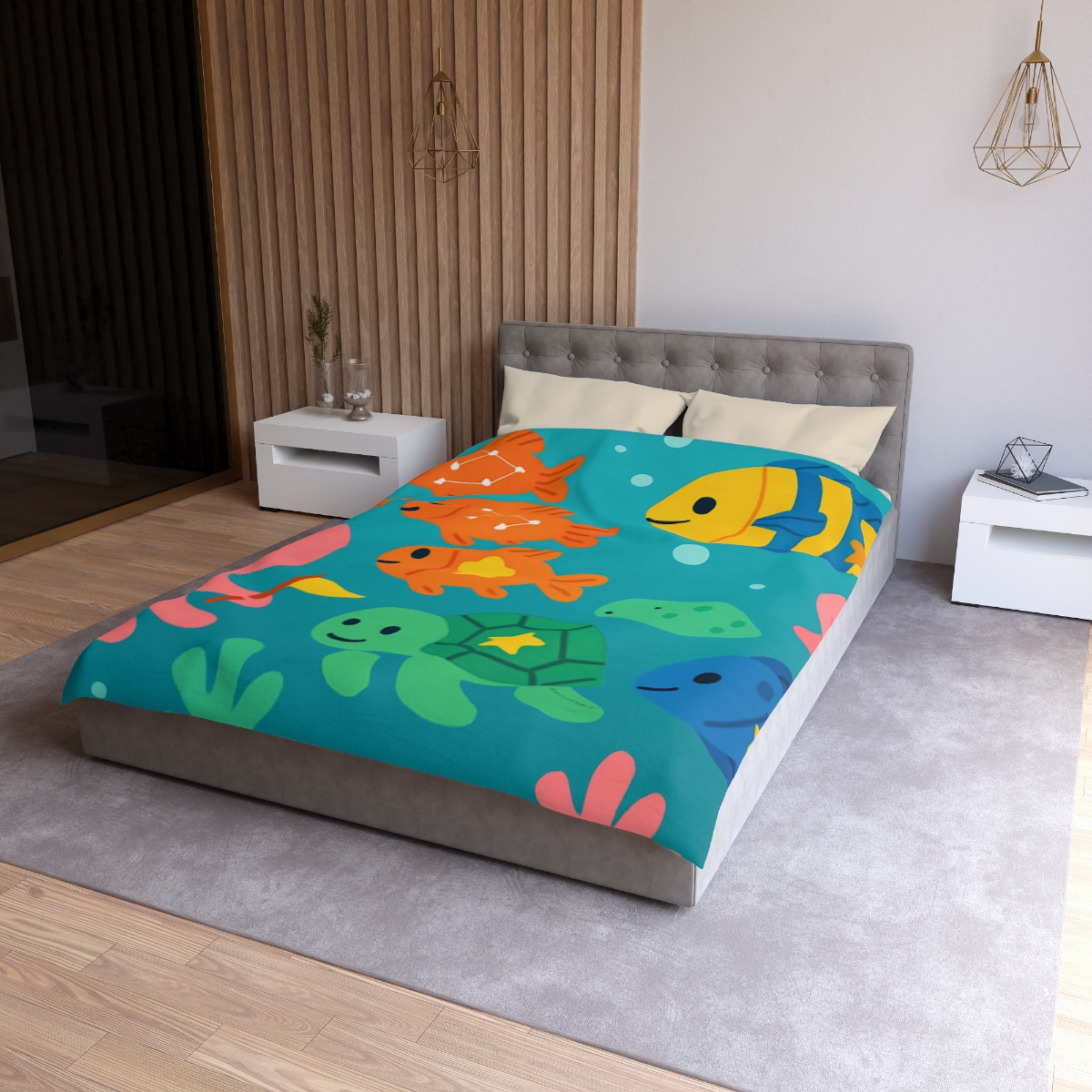 Underwater Galaxy Parade warm winter duvets