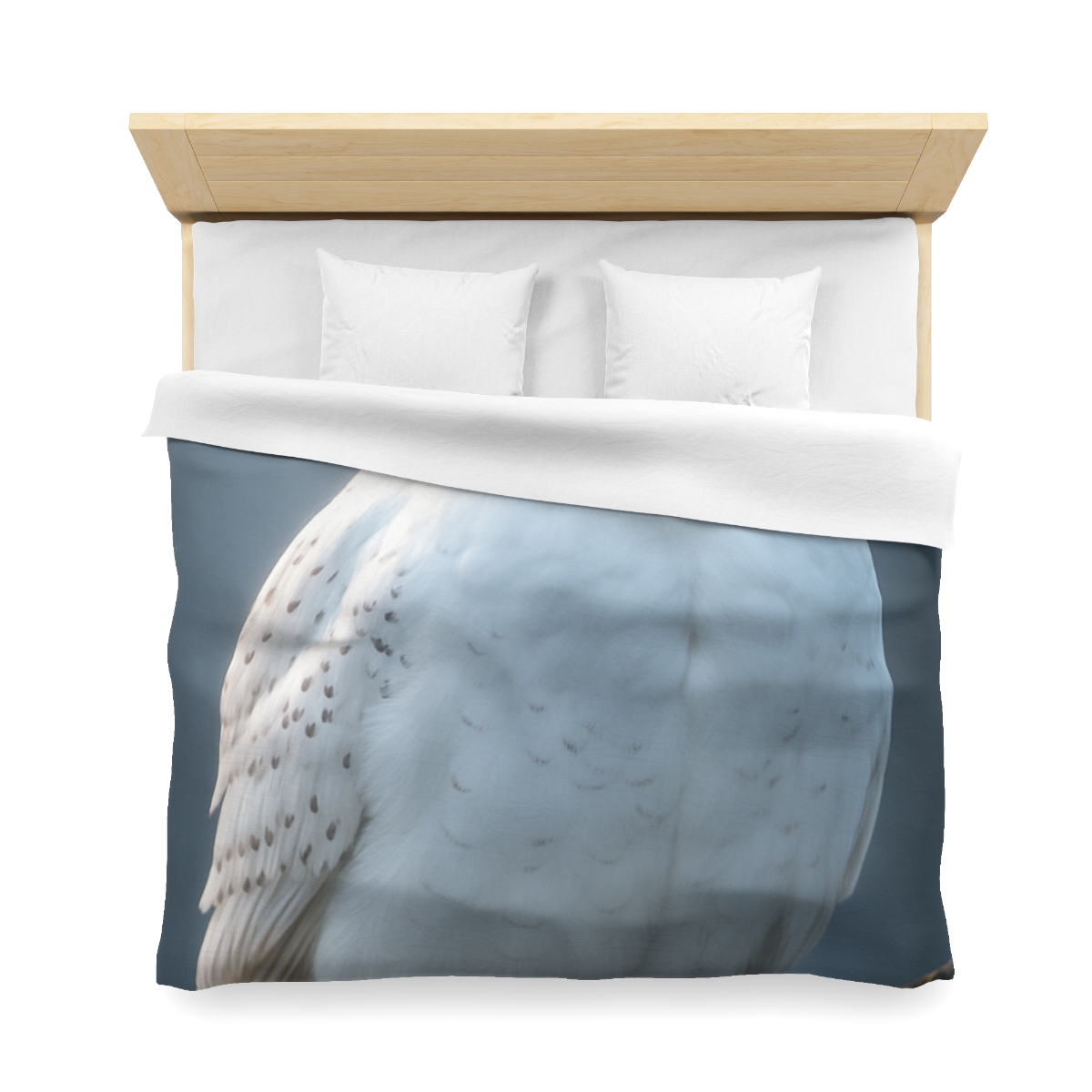 Twilight Watcher Snowy Owl unique patterned duvets