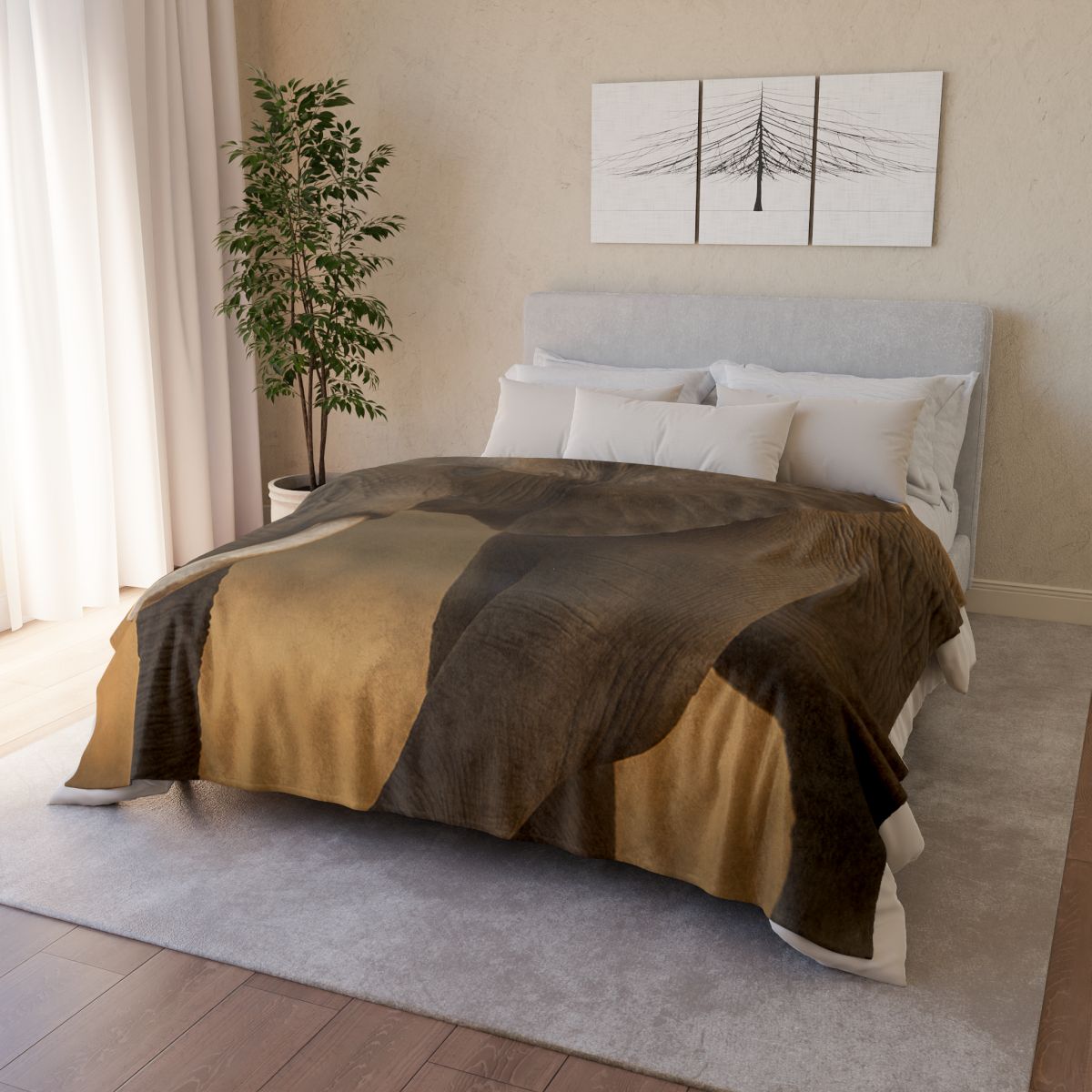 Savannah Sentinel Elephant warm winter blankets