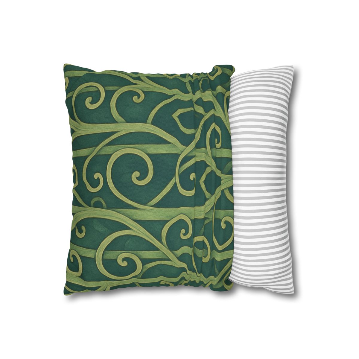 Tendriled Lattice Cascade designer print pillow cases