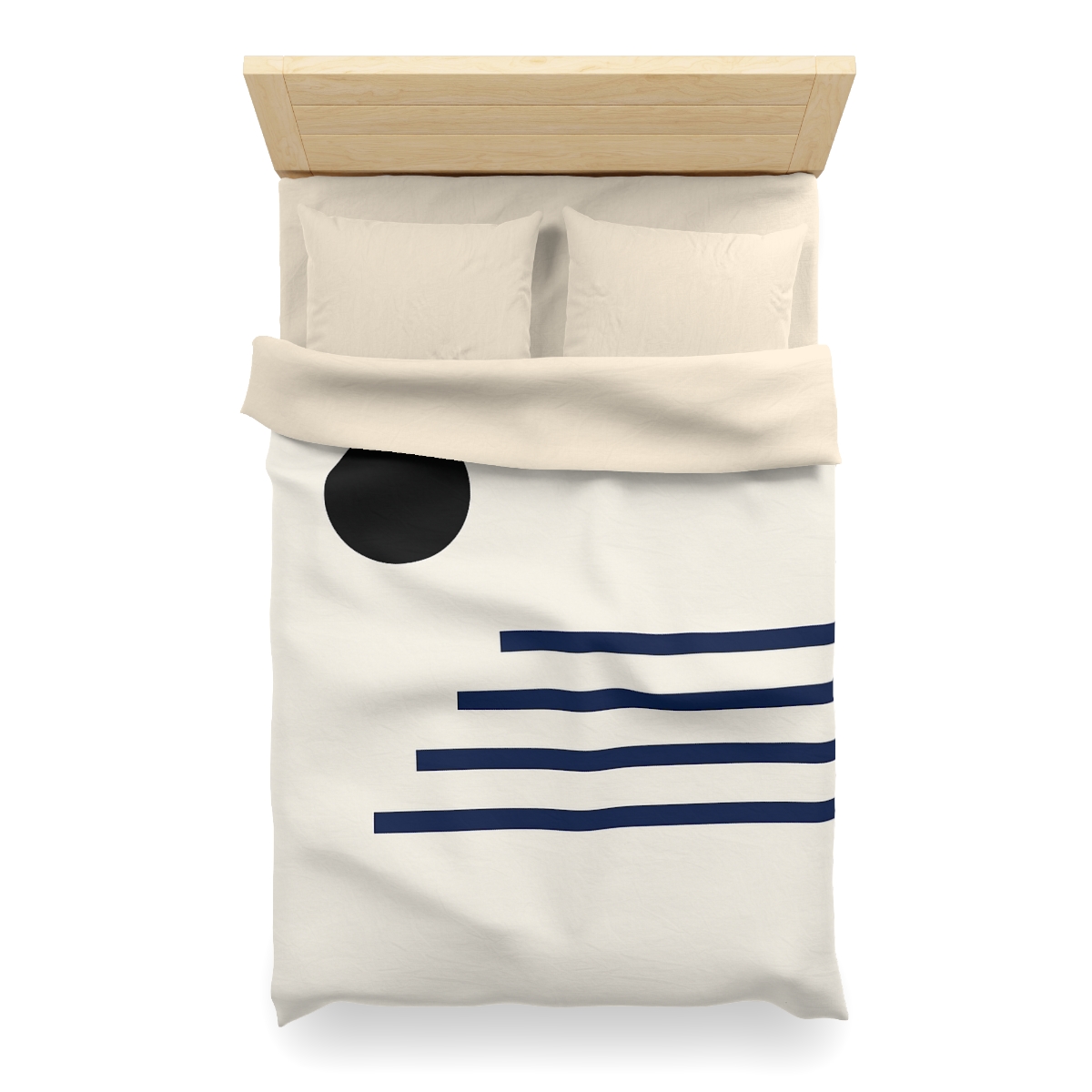 Quiet Orbit Bar Quartet unique patterned duvets