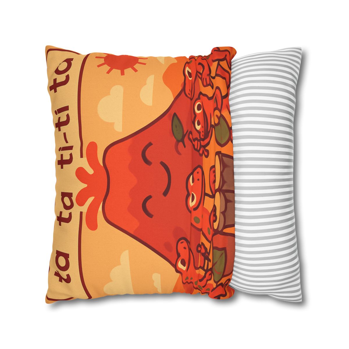 Volcano Drum Band Of The Rhythm Lizards designer print pillow cases