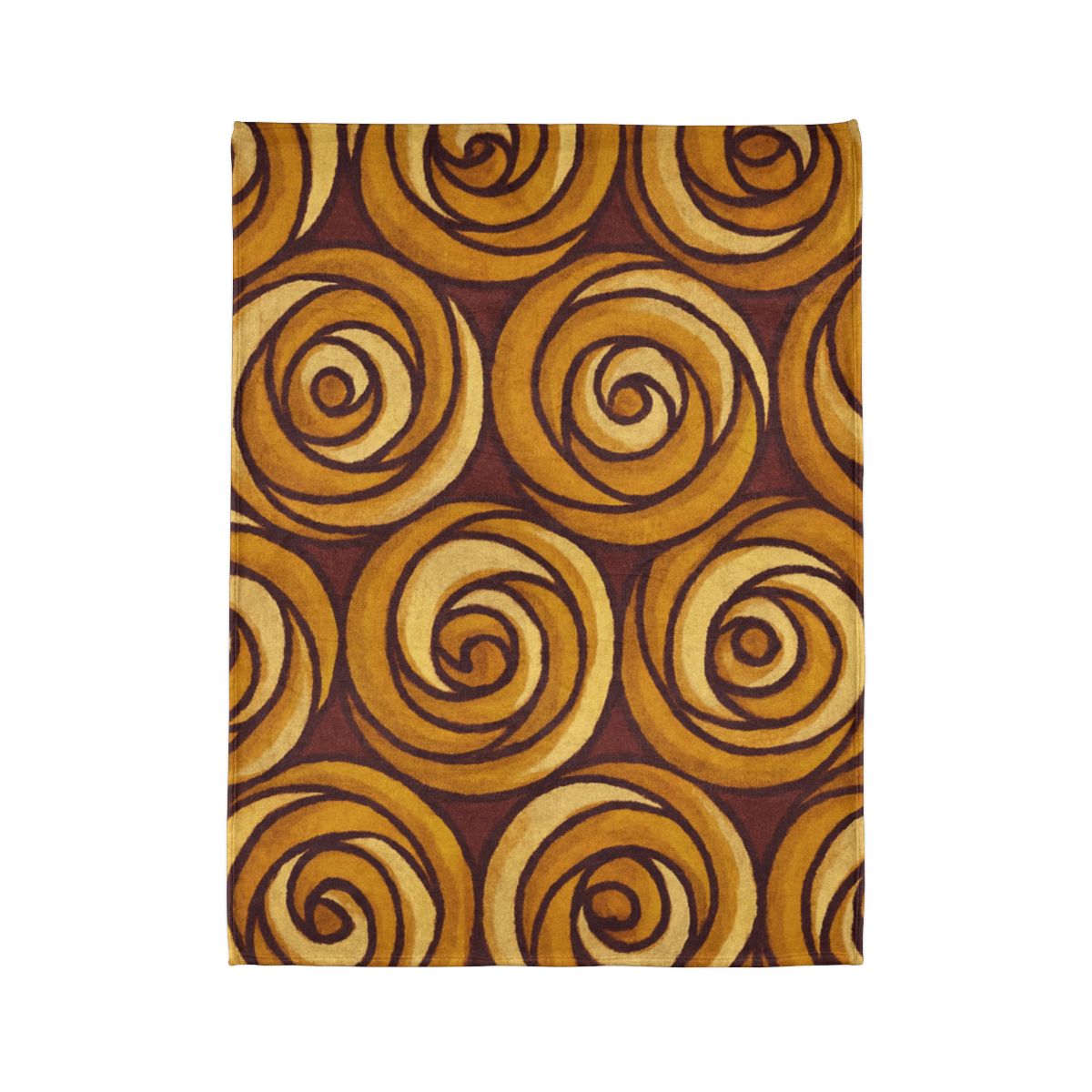 Spiral Bud Tessellation stylish throw blankets