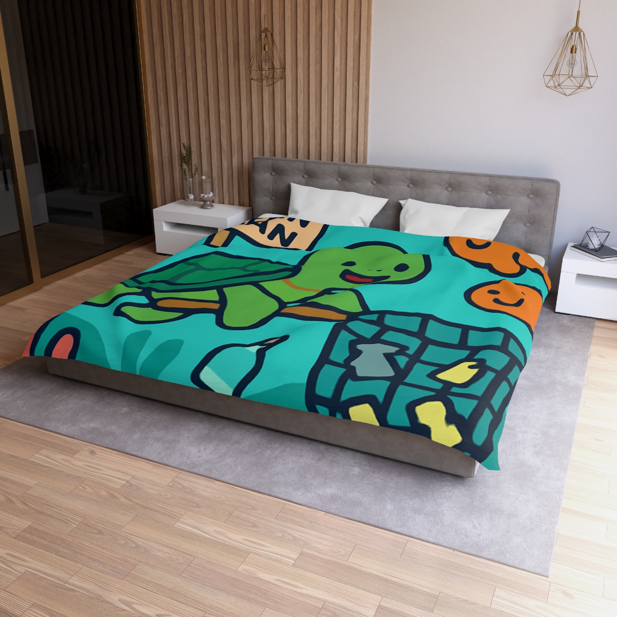 Coral Reef Clean Up Crew warm winter duvets