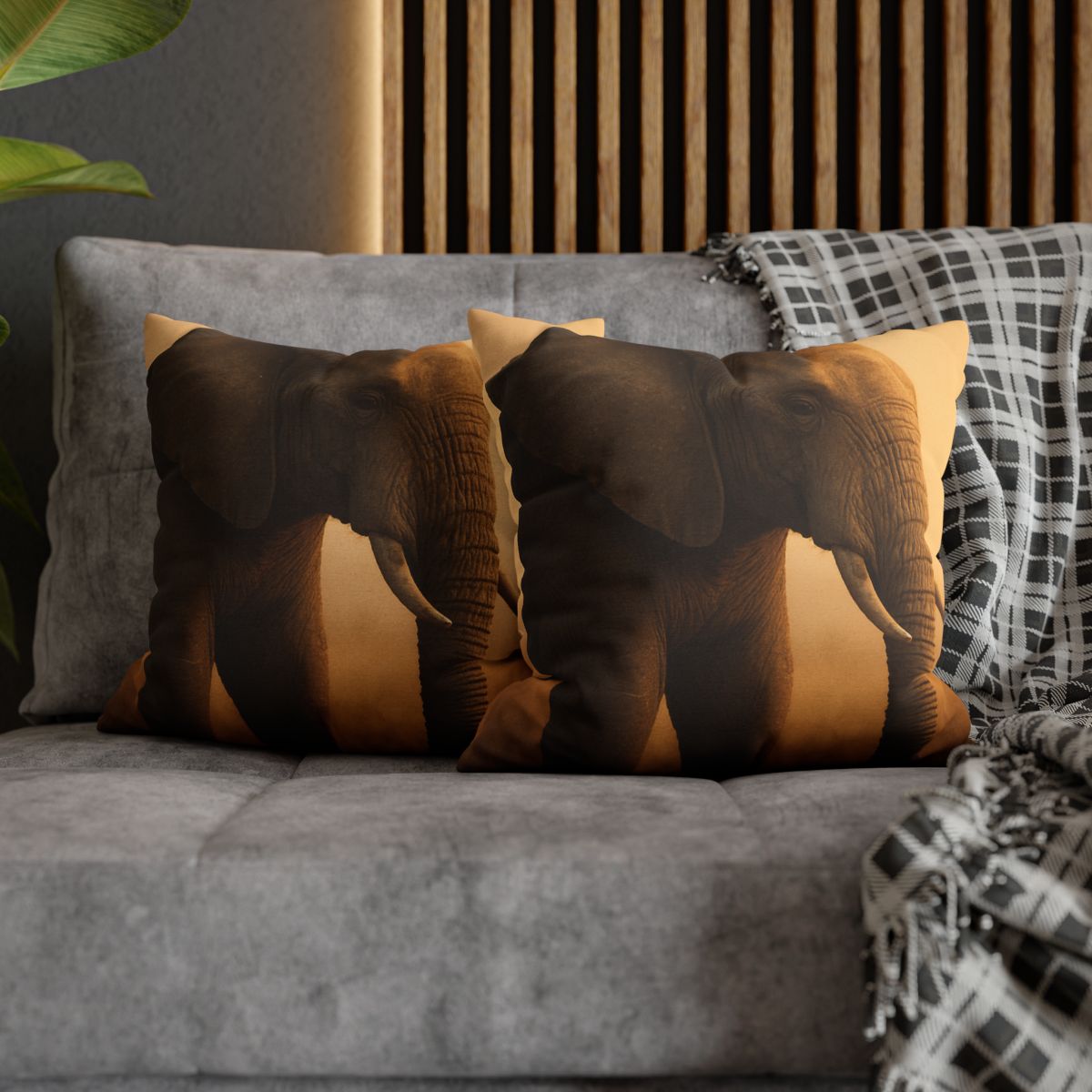 Savannah Sentinel Elephant unique gift pillow cases