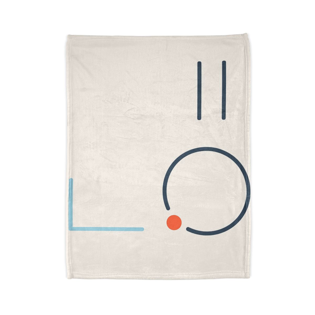 Quiet Orbit With Offset Bars personalized cozy blankets