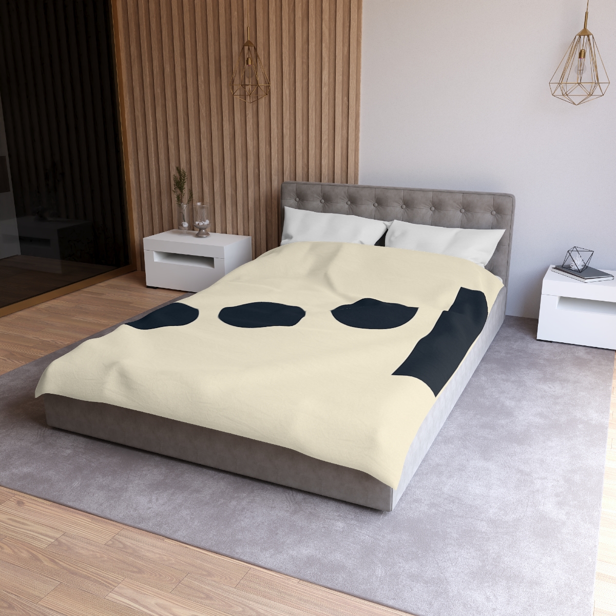 Stepped Circle And Bar Interval custom duvets