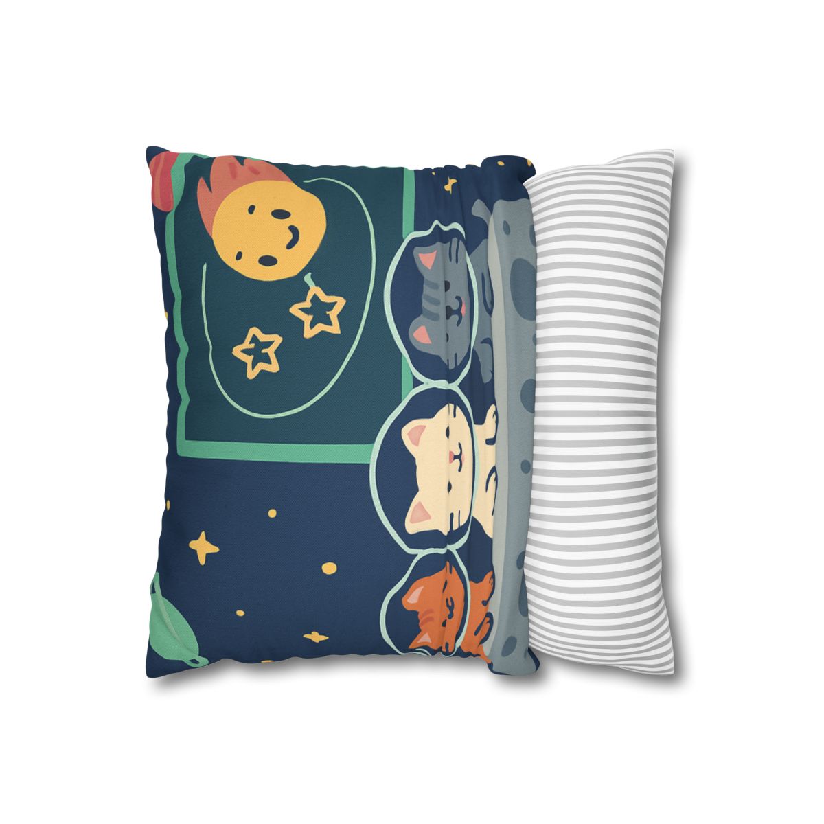 Comet Classroom For Curious Kittens personalized pillow covers