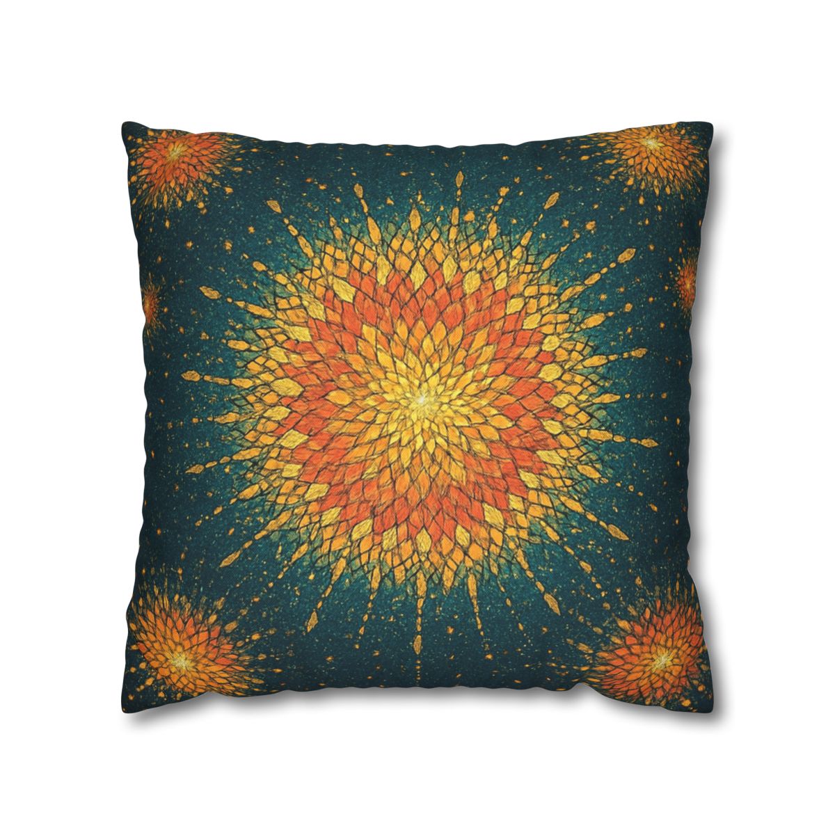 Starburst Mosaic Halo personalized pillow covers