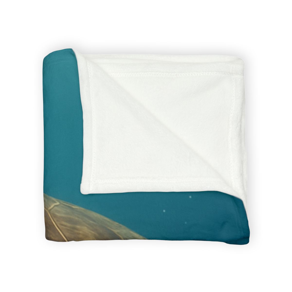 Emerald Drift Green Sea Turtle unique gift blankets