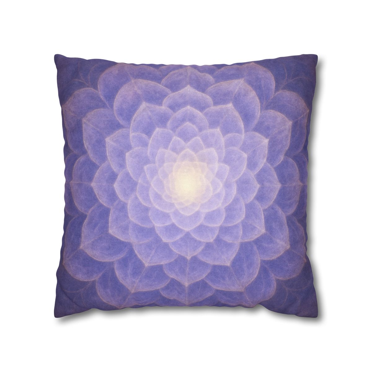 Petal Fractal Rosette soft cotton pillow cases