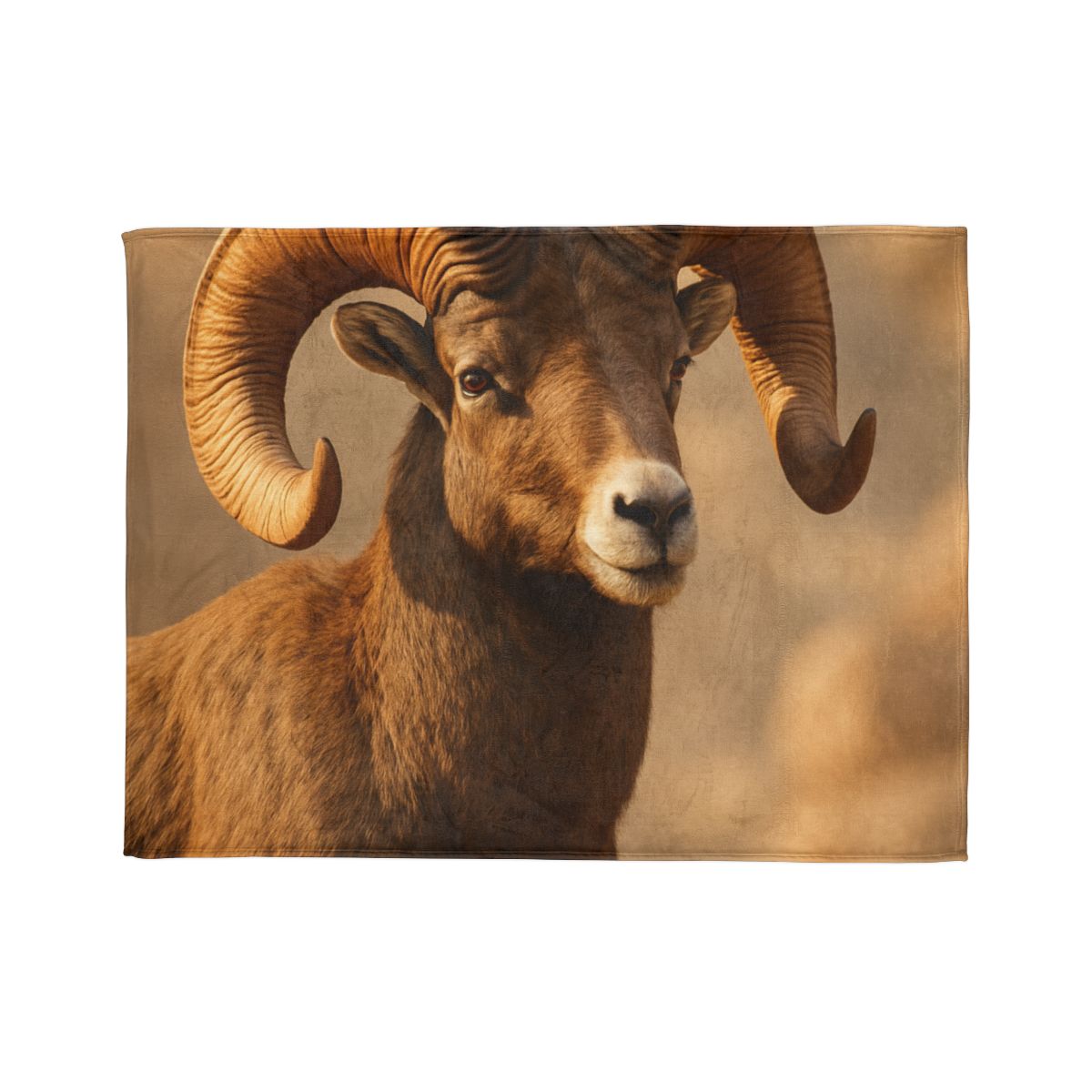 Canyon Echo Bighorn Sheep stylish throw blankets