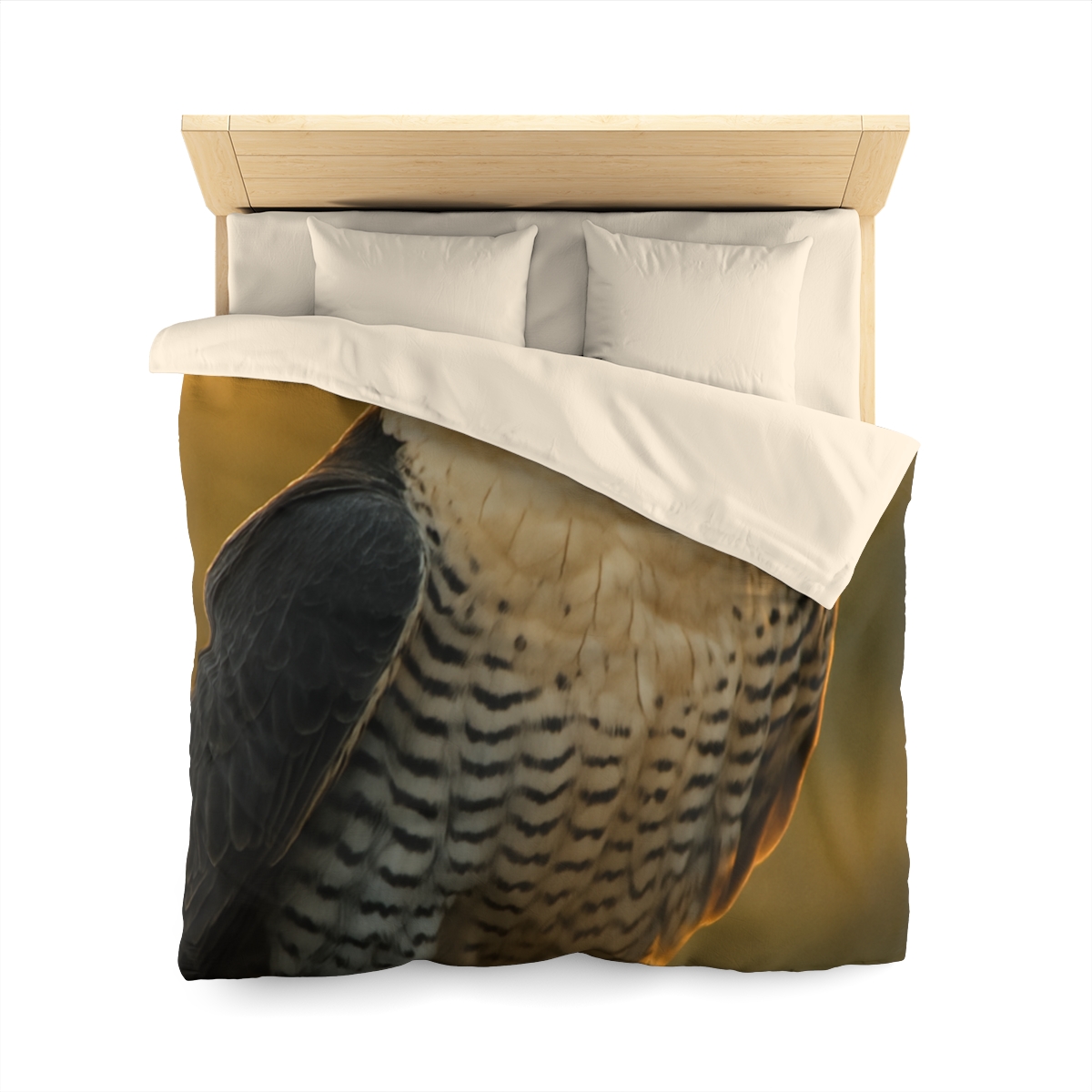 Dawn Arrow Peregrine Falcon designer printed duvets