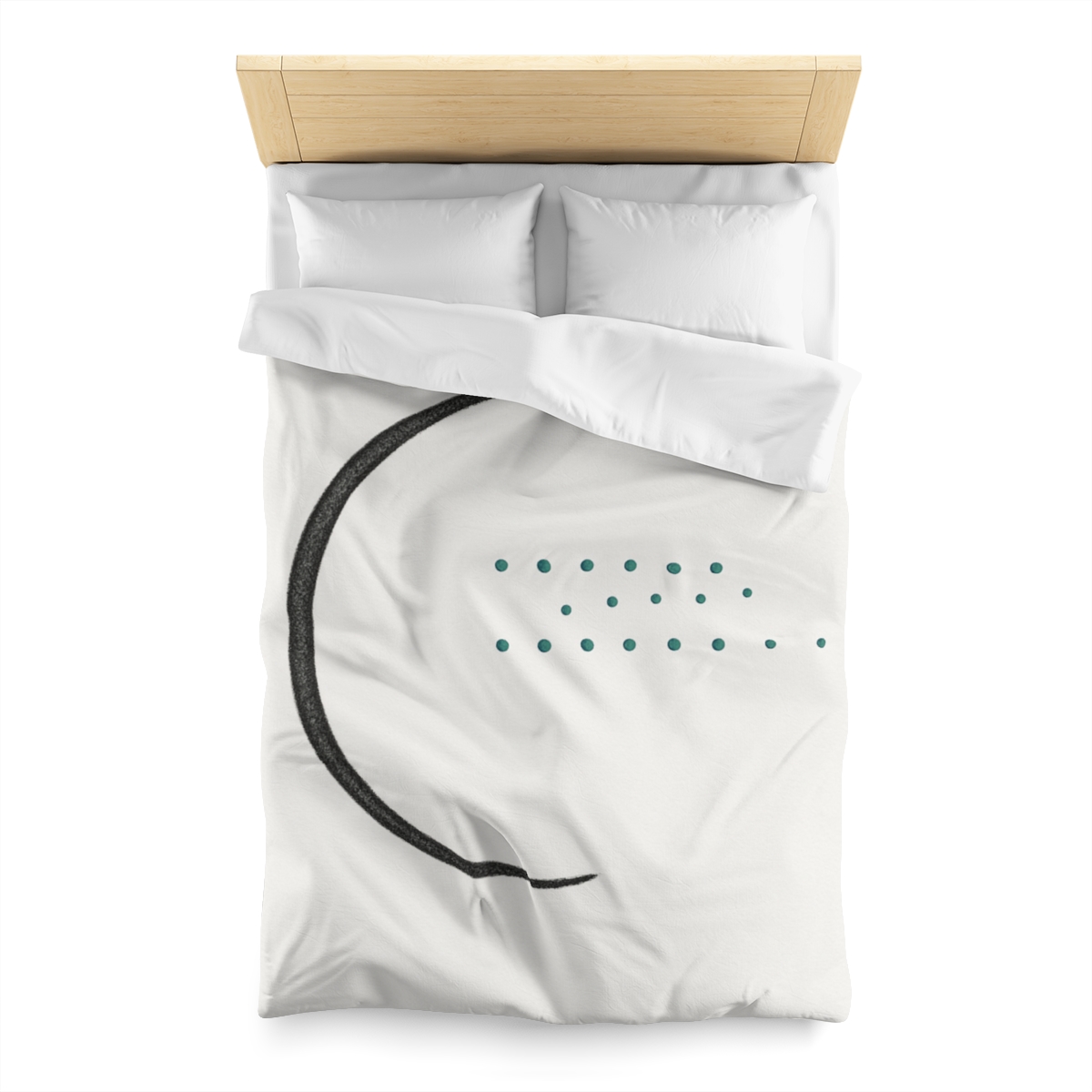 Split Crescent And Parallel Dots warm winter duvets