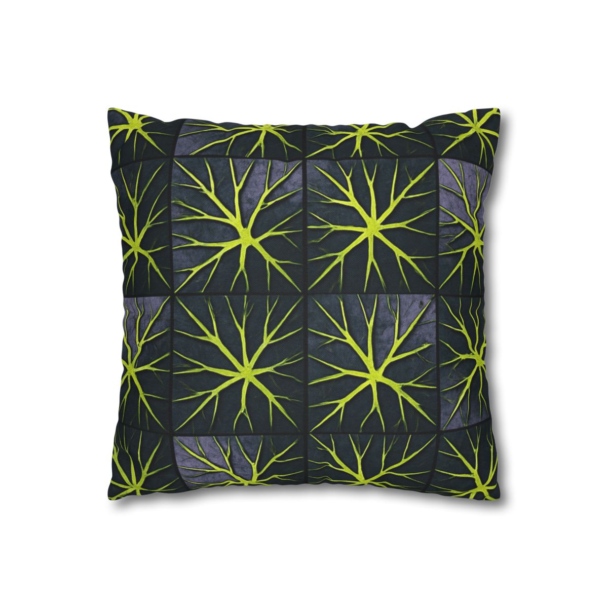 Venation Starburst Mosaic designer print pillow cases