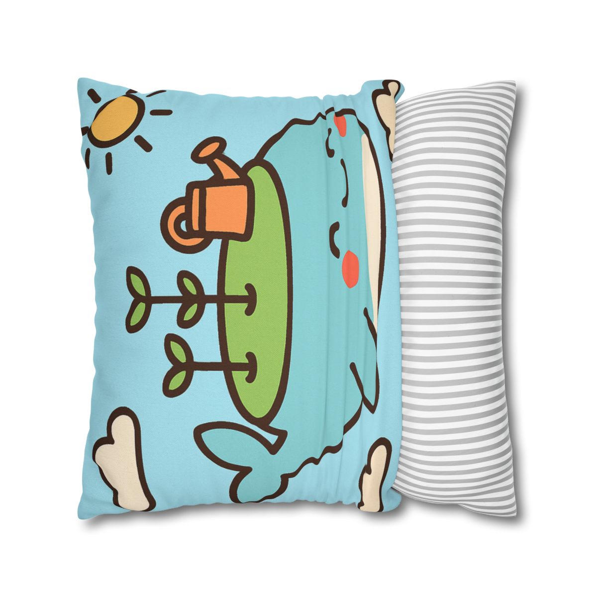 Sky Whale Seedling Planet Garden unique gift pillow cases