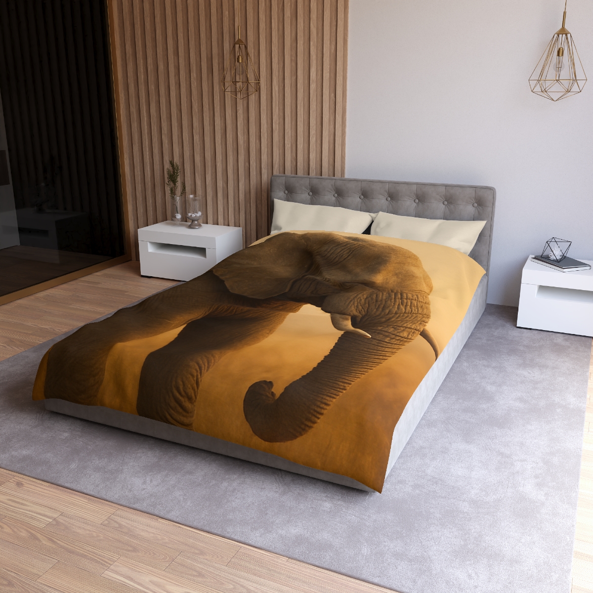 Savannah Sentinel Elephant unique patterned duvets