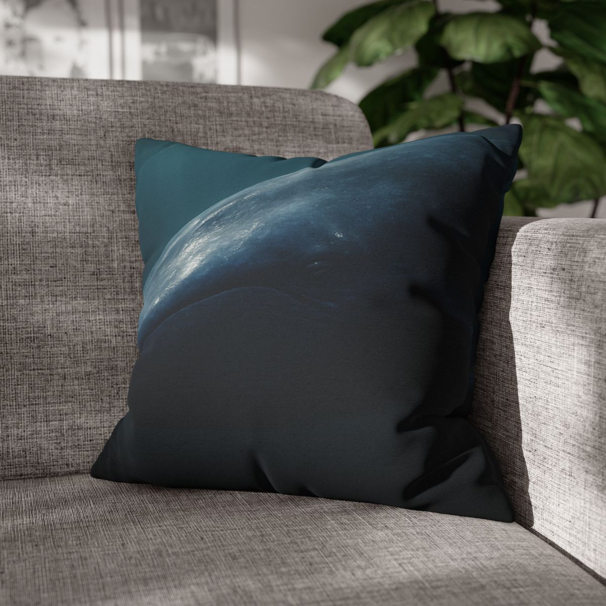 Ocean Song Blue Whale personalized pillow covers