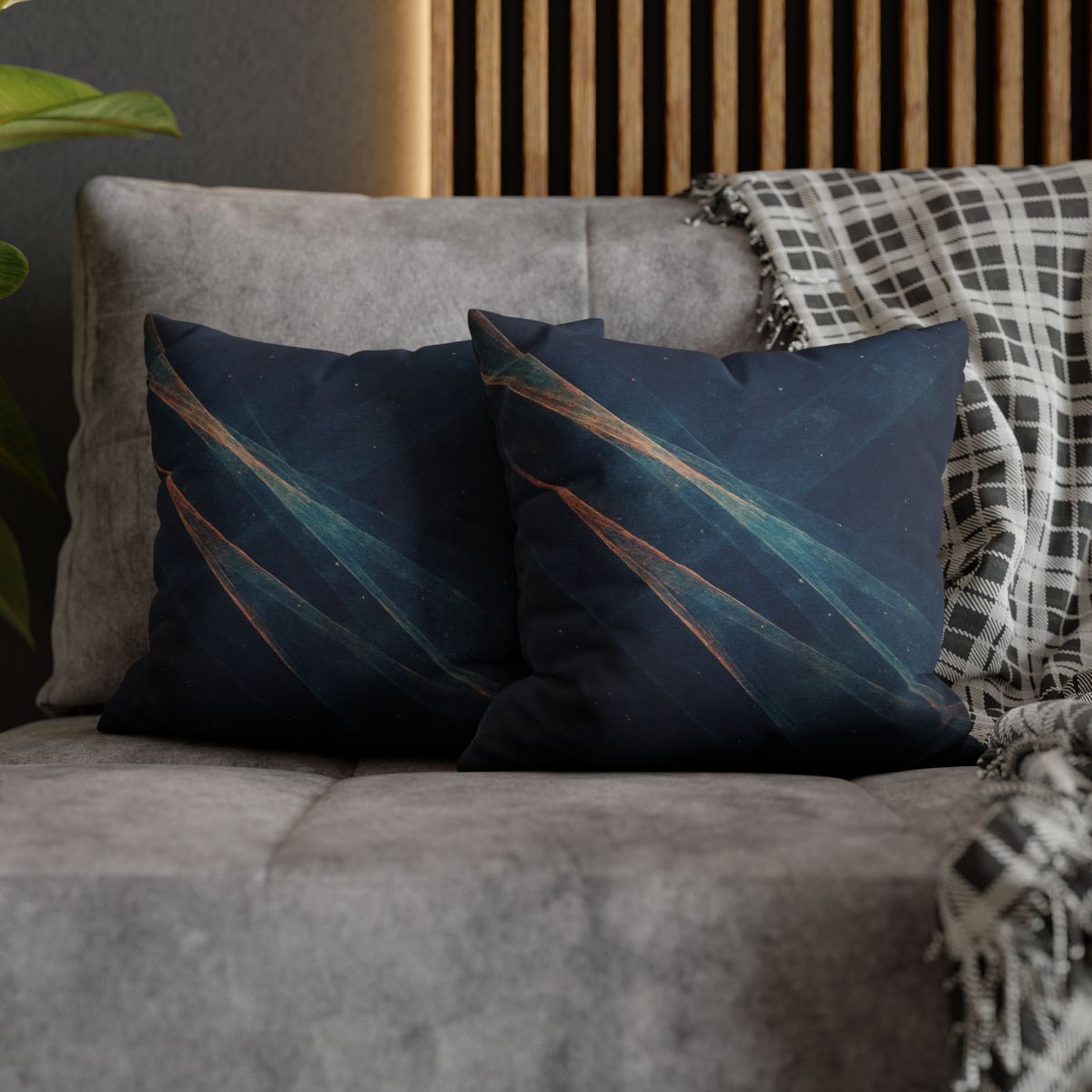 Prismatic Dust Lattice Drift soft cotton pillow cases