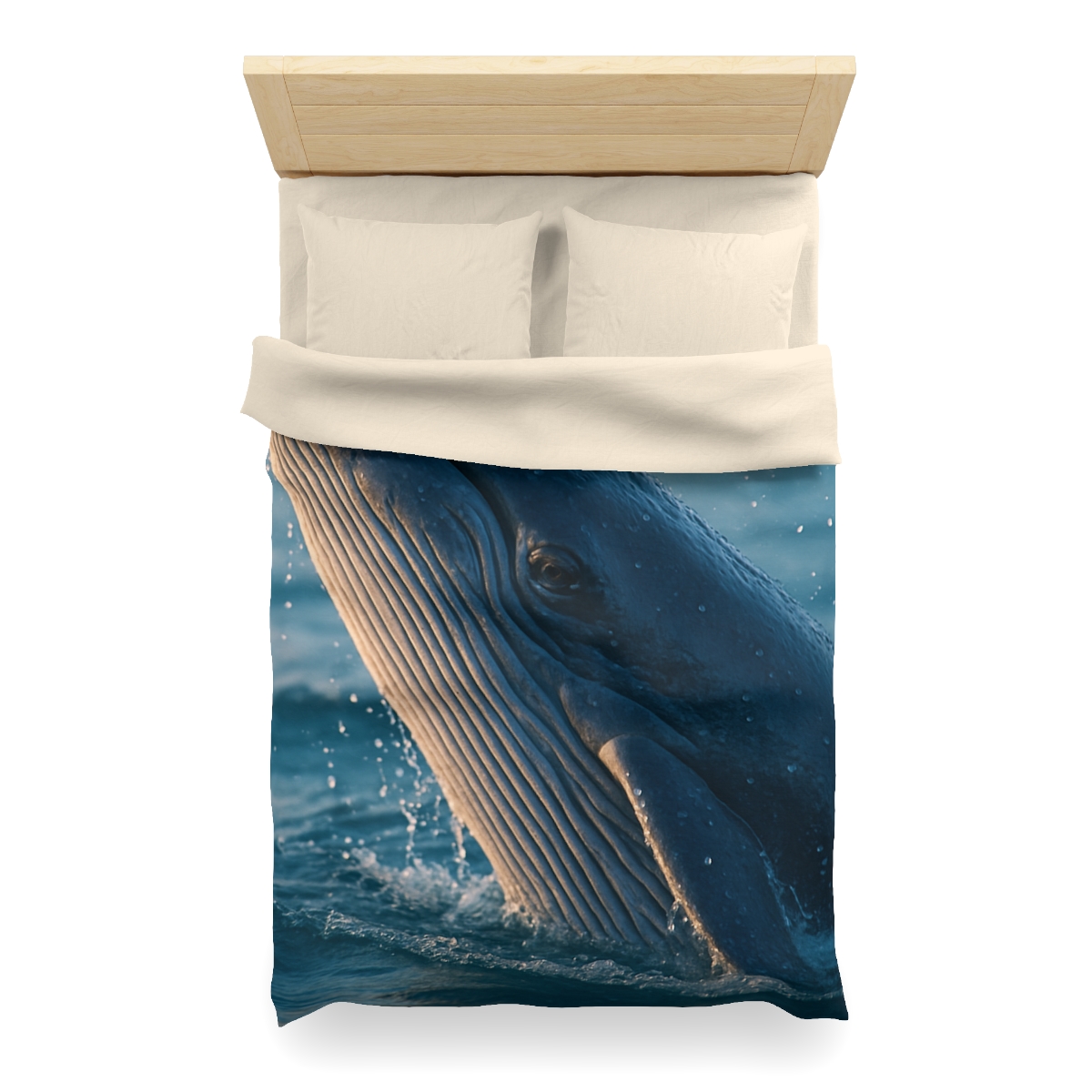 Ocean Song Blue Whale soft comforter duvets