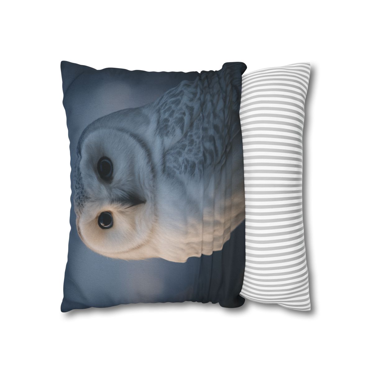 Twilight Watcher Snowy Owl personalized pillow covers
