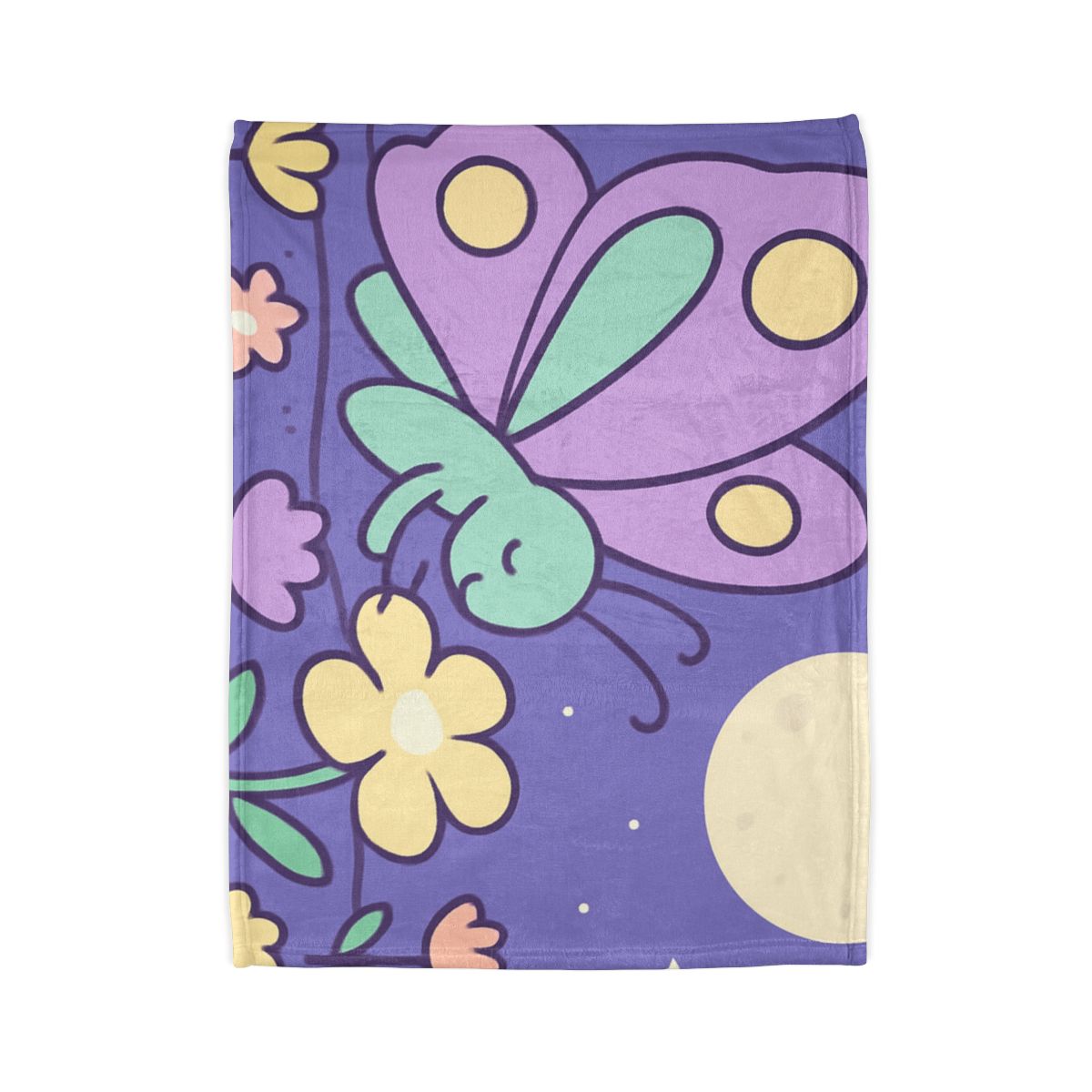 Moon Garden Butterfly trendy patterned blankets