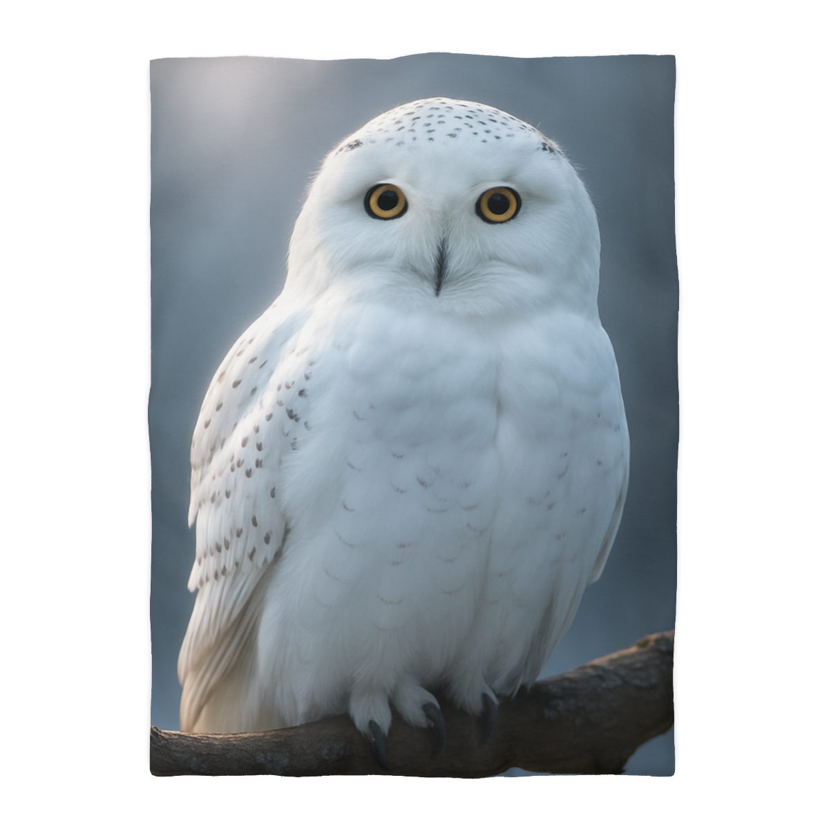 Twilight Watcher Snowy Owl unique patterned duvets