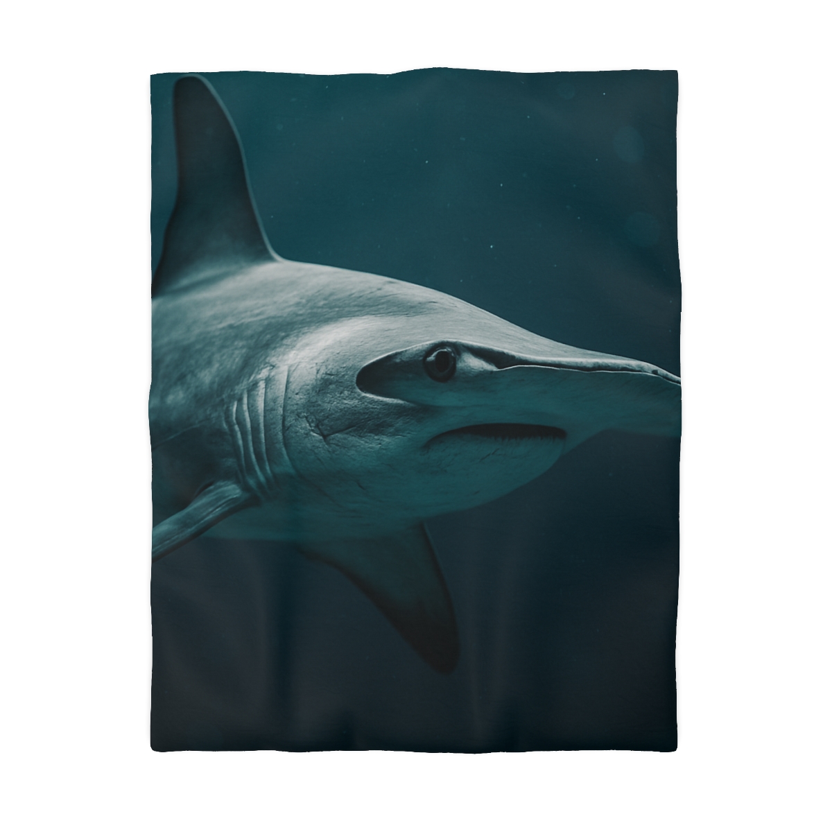 Midwater Silhouette Hammerhead Shark warm winter duvets