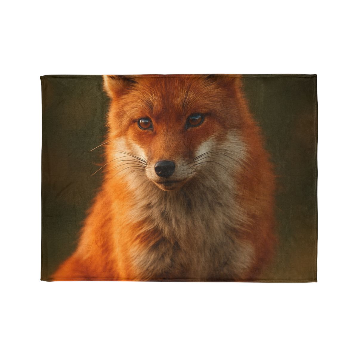 Crimson Whisper Red Fox decorative home blankets